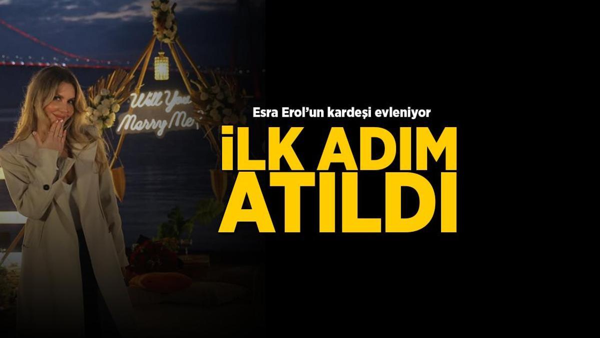 Esra Erol’un kardeşi Eda Erol evlilik yolunda birinci adımı attı! ‘Milyon defa evet’