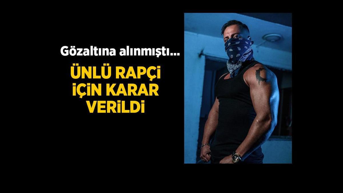 Gözaltına alınan rapçi Massaka için karar verildi
