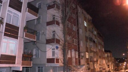 Güngören’de 6 katlı apartman kolonlarından gelen sesler üzerine tahliye edildi