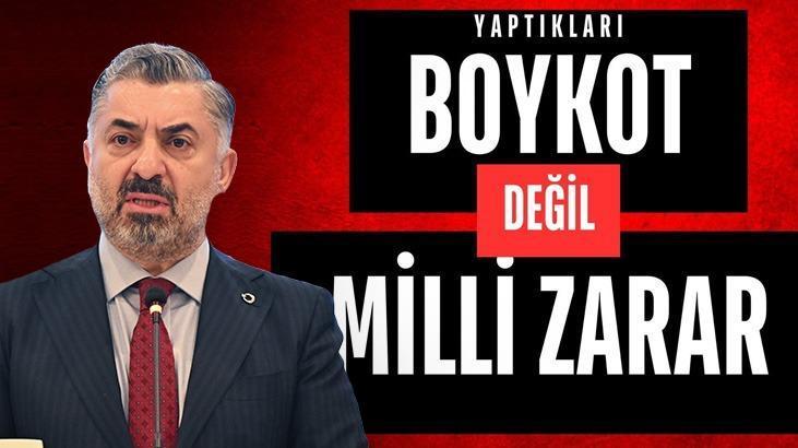 RTÜK Başkanı Şahin ekonomik boykotu destekleyen kanalları uyardı: Gereği yapılacak