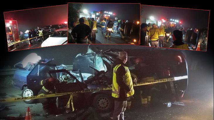 Samsun’da katliam üzere kaza! Araçlar tanınmaz hale geldi: 5 meyyit