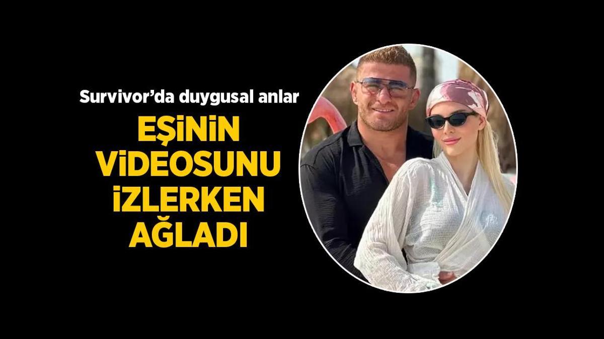 Survivor İsmail Balaban’ın duygusal anları! Eşinin görüntüsünü izlerken ağladı