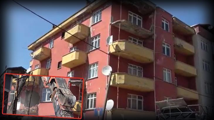 6.2’lik İstanbul zelzelesinde hasar görmüştü! Sancaktepe’de 5 katlı bina denetimli halde yıkıldı