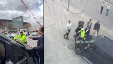 Ankara’da soruşturma başlatan görüntü! CHP’li vekilin sürücüsü, polisin üzerine araç sürdü savı