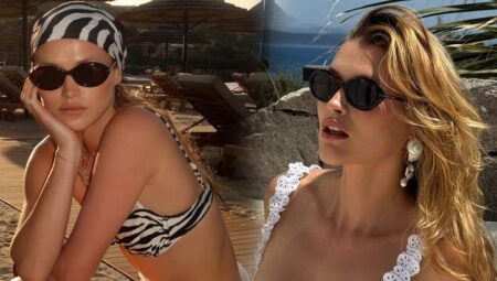 Dünyaca ünlü model Türkiye’ye geldi! Chloe Lecareux’in Bodrum pozları toplumsal medyayı salladı