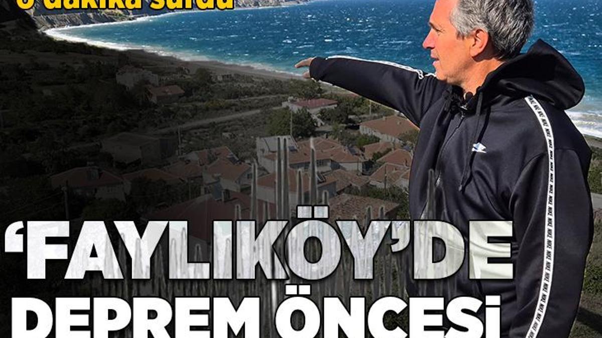 ‘Faylıköy’de zelzele öncesi garip olay! ‘Marmara Denizi’nden geldiğini gözlemledik’