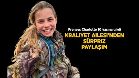 İngiliz kraliyetten 10 yaş erdemine Prenses Charlotte fotoğrafı!