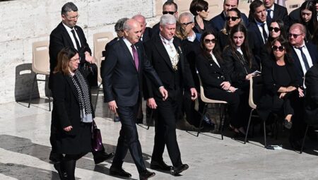 Kurtulmuş, Papa Franciscus’un cenaze merasimine katıldı
