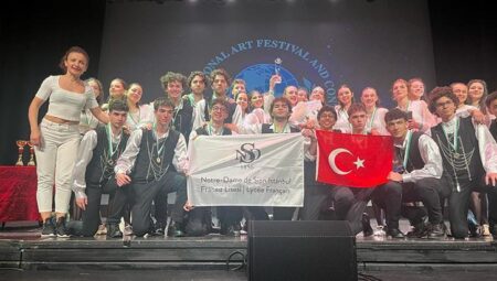 Liselilerden büyük zafer: Roma’dan birincilik ve büyük mükafatla döndüler