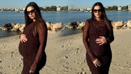 Melisa Aslı Pamuk’un bebeği Mylan Yazıcı 3 aylık oldu