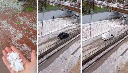 Meteoroloji’den birçok ile uyarı! Ankara’da sağanak ve dolu tesirli oldu