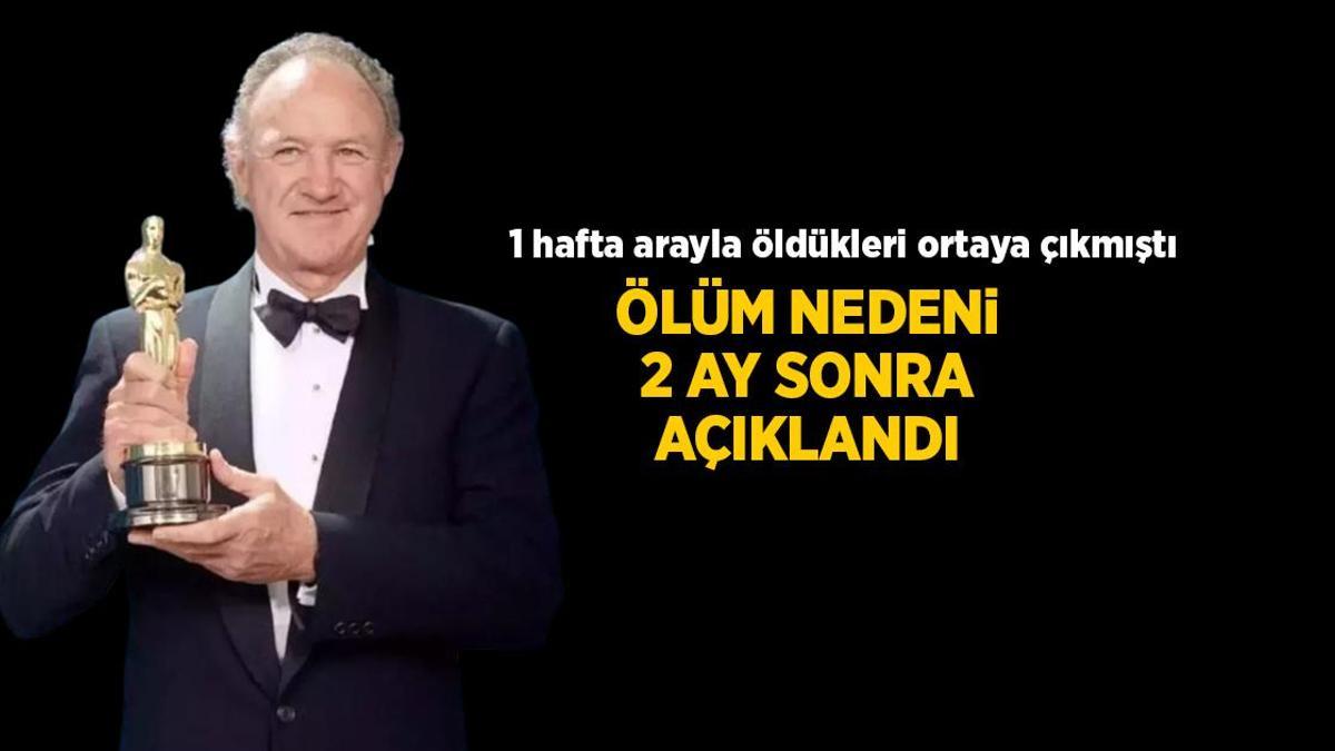 Oscar ödüllü oyuncunun eşiyle 1 hafta ortayla öldüğü ortaya çıkmıştı! İşte mevt nedeni