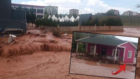 Son dakika… Bir kent sular altında! Tren seferleri durdu, vatandaşlar konutlarında mahsur kaldı