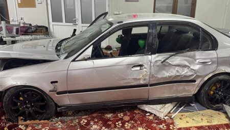 Yer: Kocaeli… Alkollü şoför mescide daldı