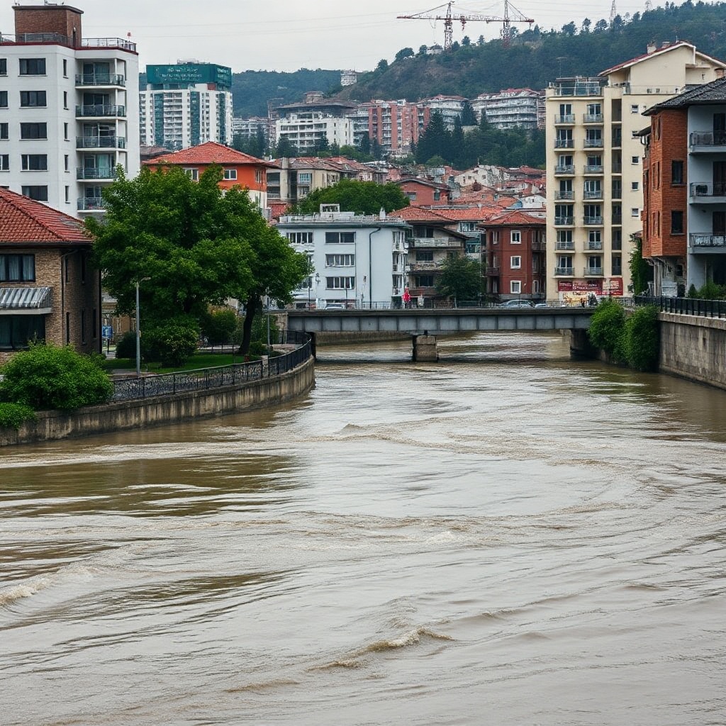 Tokat’ta Yeşilırmak Nehri’nde Su Seviyesi Kritik Seviyeye Ulaştı!