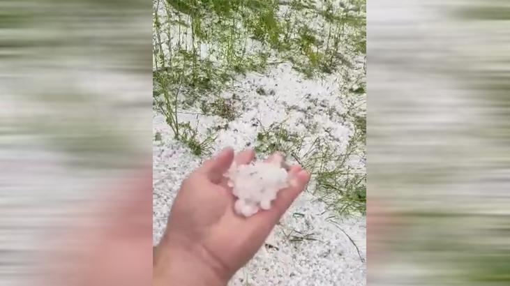 Bingöl ve Osmaniye’de dolu yağışı tesirli oldu