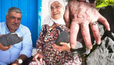 Büyük bir ateş kesimi bahçesine düştü! ‘Anneler günü ikramı gökten geldi’