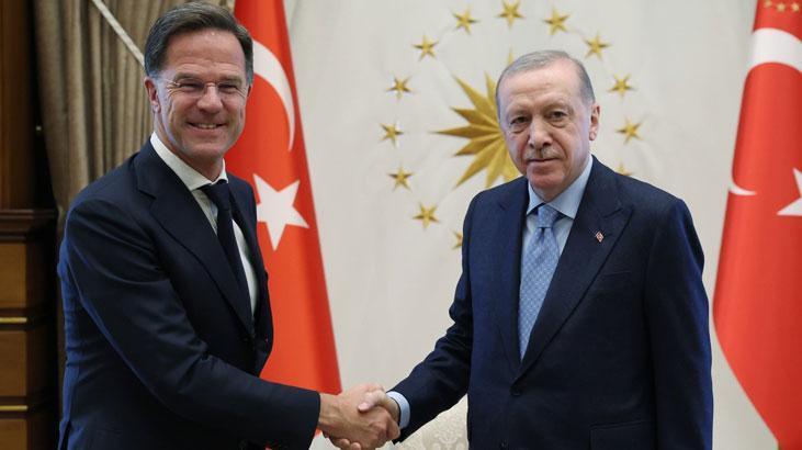 Cumhurbaşkanı Erdoğan, Rutte’yi kabul etti