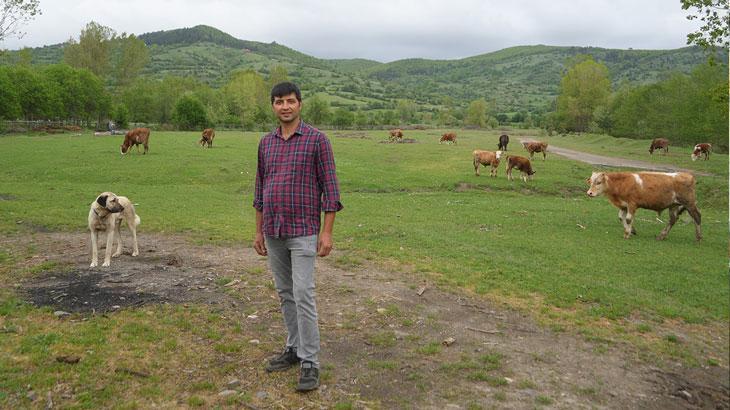 Kent hayatından bıktı, hayvancılığa başladı