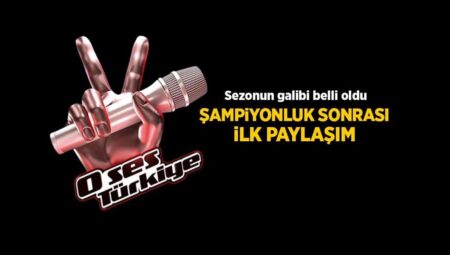 O Ses Türkiye 2025 şampiyonu Mert Özer’den birinci paylaşım
