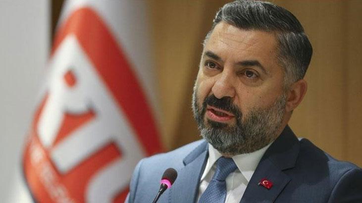 RTÜK Başkanı Şahin’den PKK’nın fesih ve silah bırakma kararına ait açıklama: