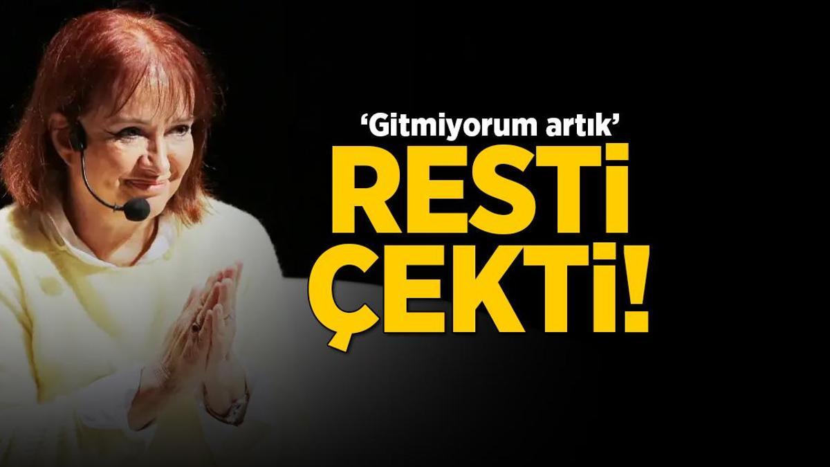 Usta sanatçı Müjde Ar resti çekti! ‘Gitmiyorum artık’