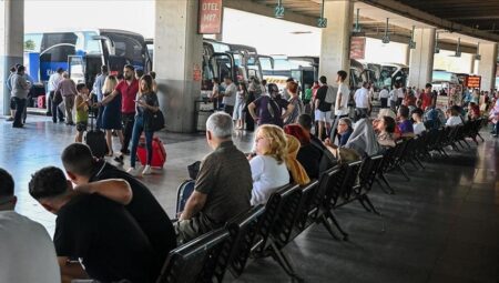 Bayram öncesi otobüs biletlerinin yüzde 100’e yakını tükendi