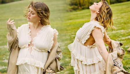 Birinci kere anne olmak için gün sayıyor! Gizem Karaca’dan yeni hamilelik pozları