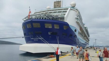Bodrum’a “Marella Discovery 2” kruvaziyeriyle 1789 turist geldi
