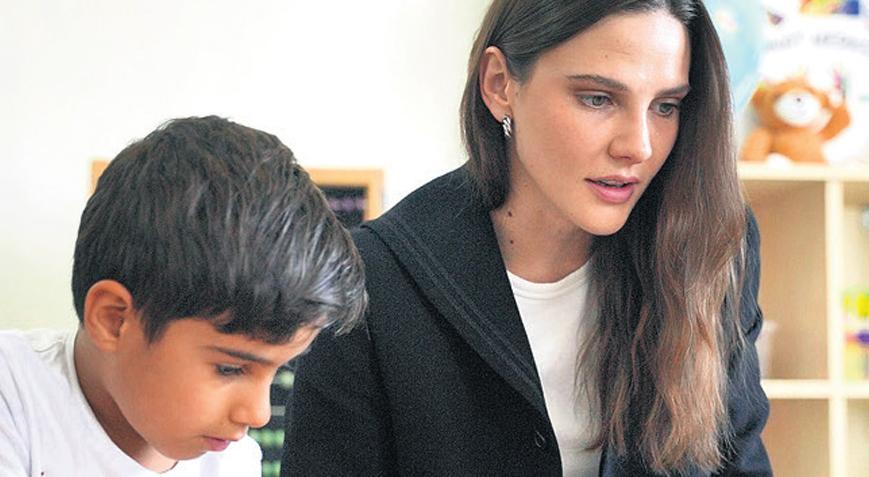 Depremzede çocuklarla buluştu