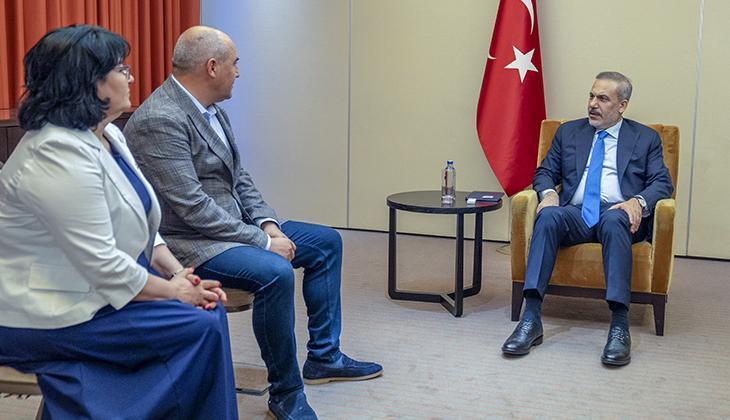 Dışişleri Bakanı Hakan Fidan, Gagauz Türkleri temsilcileri ile bir ortaya geldi