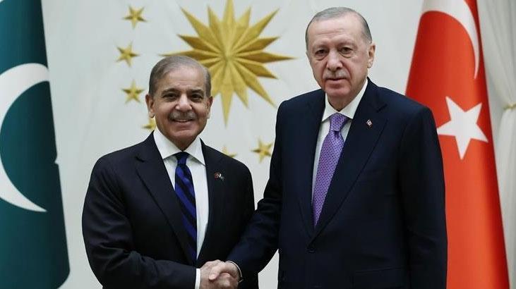 Erdoğan Dolmabahçe’de Şahbaz Şerif’i kabul edecek