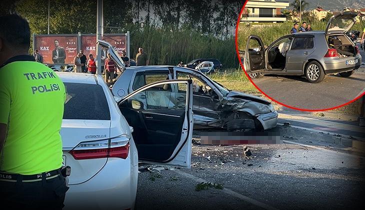 Fethiye’de feci kaza! 2 araba çarpıştı: 1 meyyit, 3 yaralı