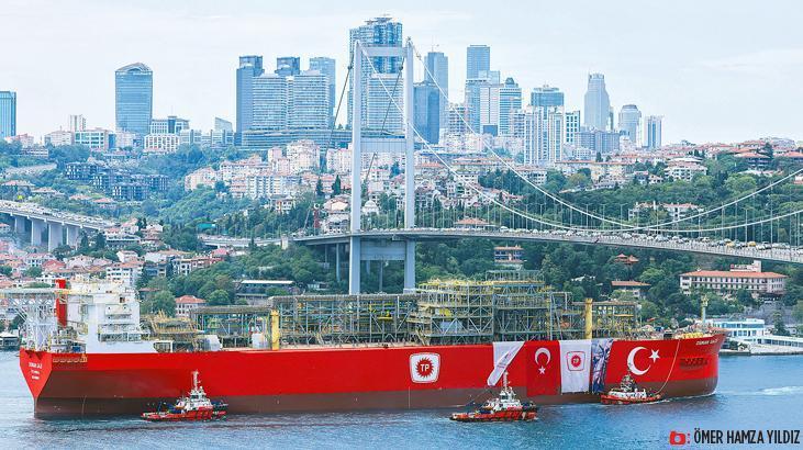 Karadeniz’de gazı 2 katına çıkaracak! İstanbul’un fethinin yıldönümünde Boğaz’dan geçti