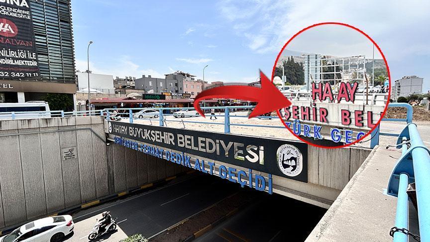 Kentteki 6 tabelanın ‘T’ harfi gizemli halde kayboldu! Gerçek herkesi şaşırttı