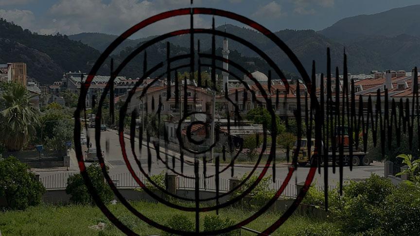 Marmaris açıklarında 3.9 büyüklüğünde sarsıntı