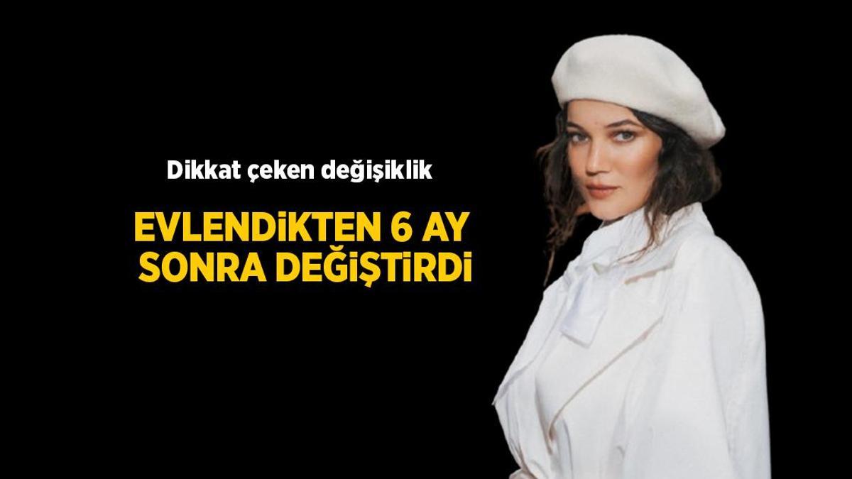 Pınar Deniz’den dikkat çeken hamle! Nikahtan aylar sonra değiştirdi