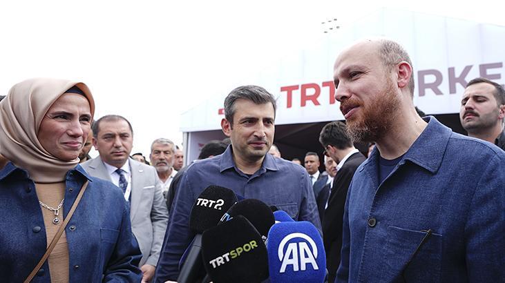 Selçuk Bayraktar ile eşi Sümeyye Erdoğan Bayraktar’dan 7. Etnospor Kültür Şenliği’ne ziyaret