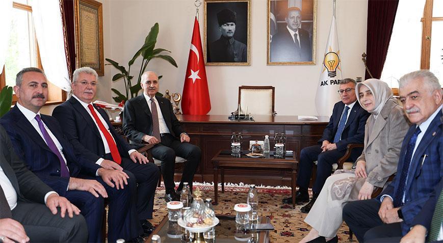 TBMM Başkanı Kurtulmuş, AK Parti Küme Lideri Güler’i ziyaret etti