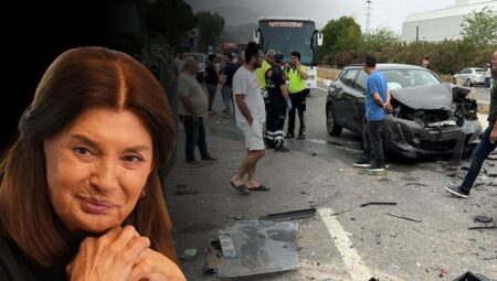 Usta oyuncu Şerif Sezer Arna kaza geçirdi! İşte olay yerinden manzaralar